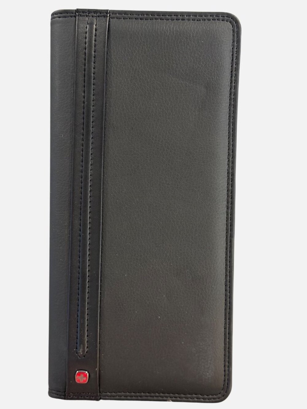 Wenger Black Leather Business Card Holder Organizer Luggage Diplomat File 10 x 5